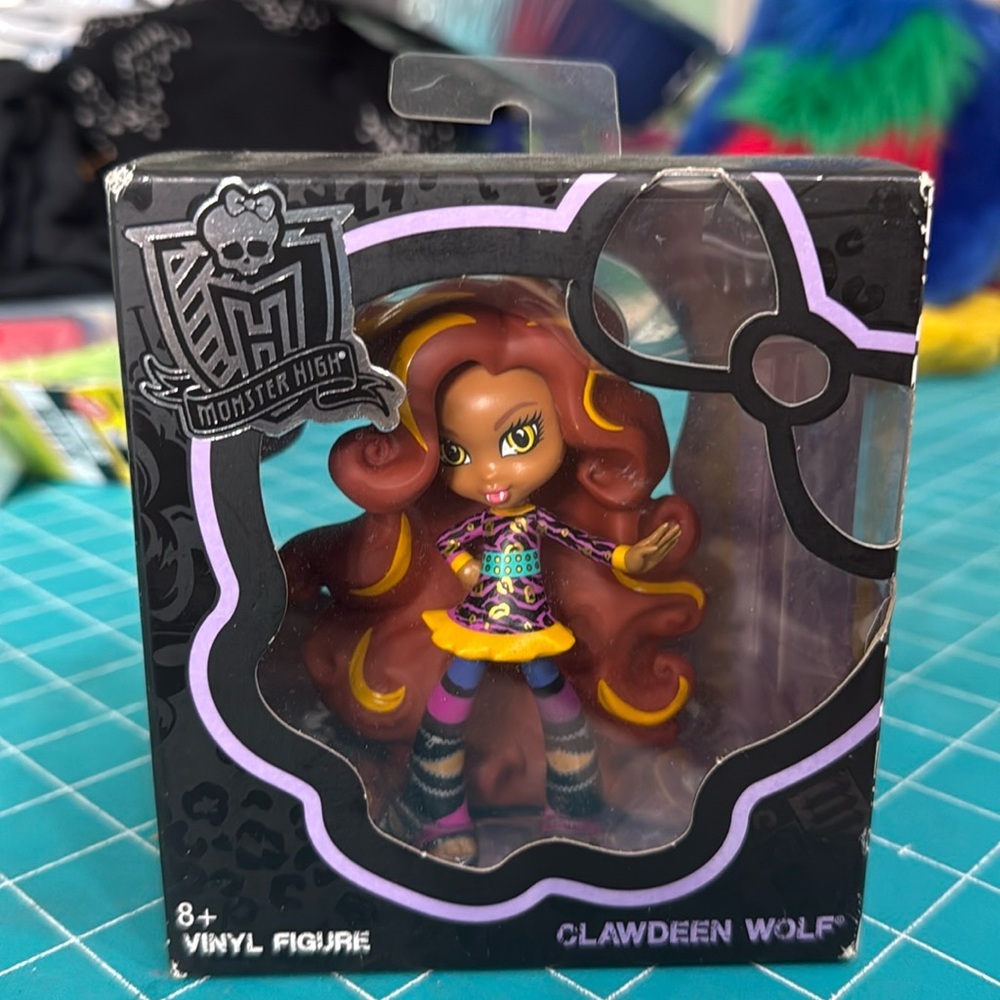 NIB Monster High Clawdeen Wolf 4 inch Vinyl Figure 2015 Mattel NRFB